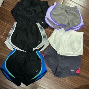 Nike Women's Athletic Shorts - Black, White, Gray, Purple, Blue